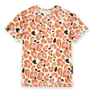 Beach & Bandits - Anti-UV-T-Shirt Candy Leopard aus recycelten Fasern