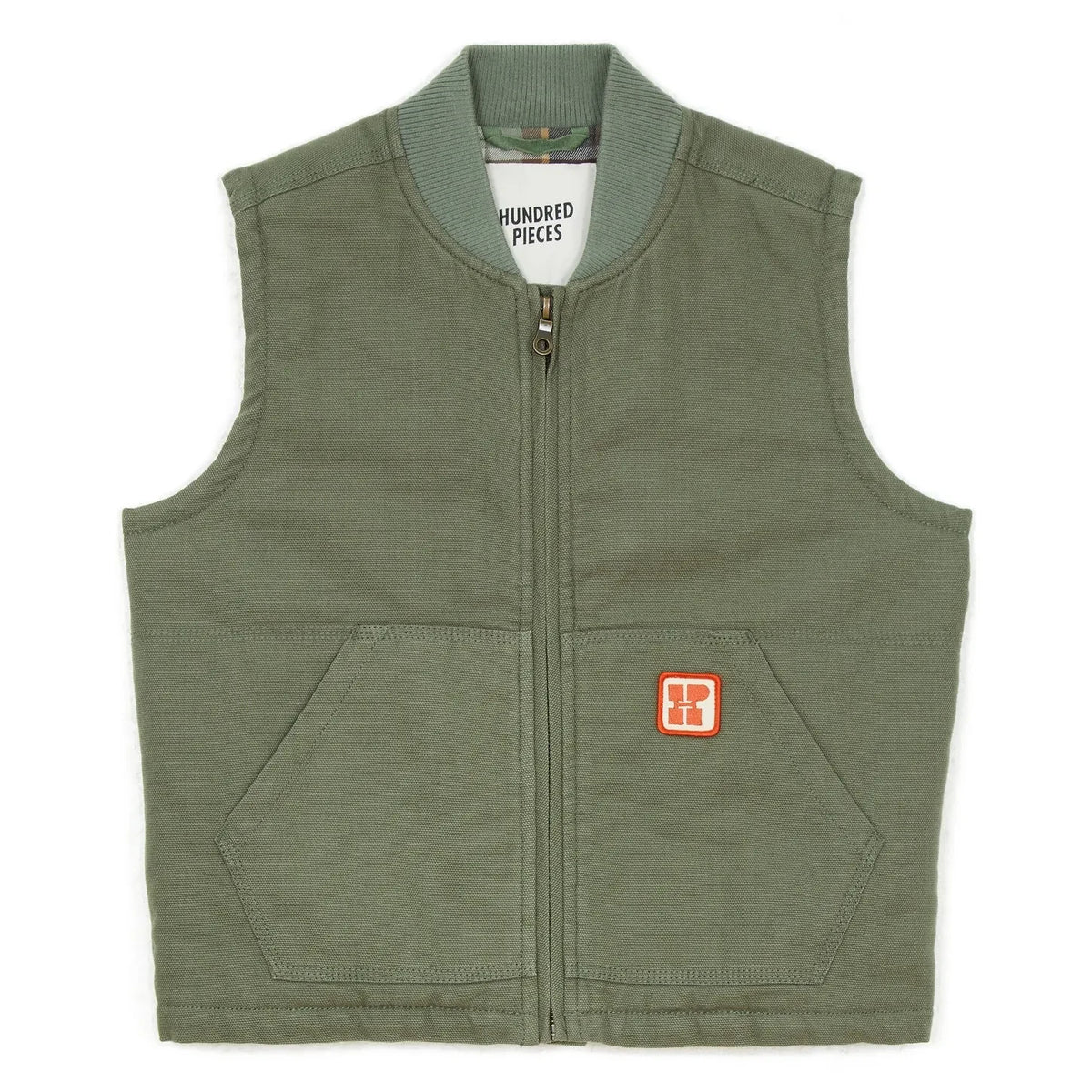 Hundred Pieces - Chaqueta Gabin Parches | Caqui