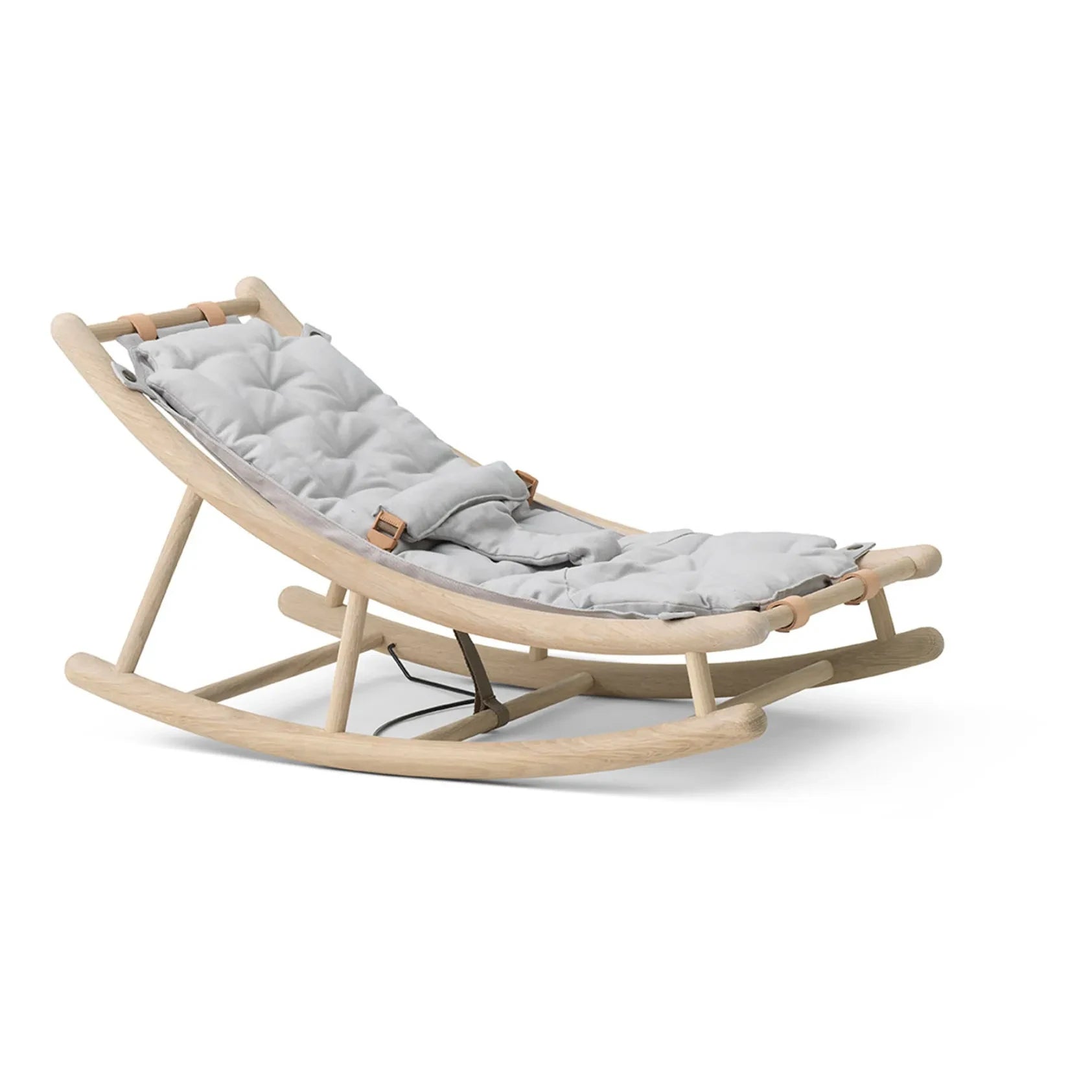 Oliver Furniture - Oak Bebek ve Küçük Çocuk Sallanan Sandalye | Gri