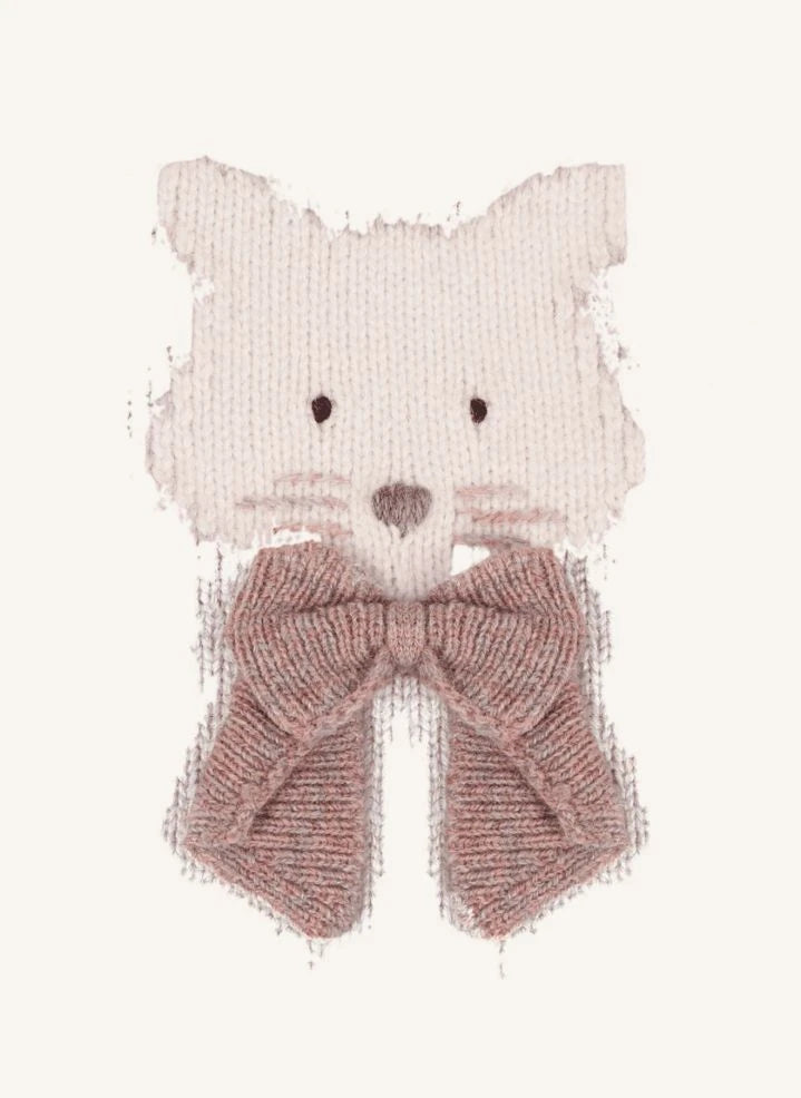 Donsje - Denna Katze Merinowollpullover | Hellrosa