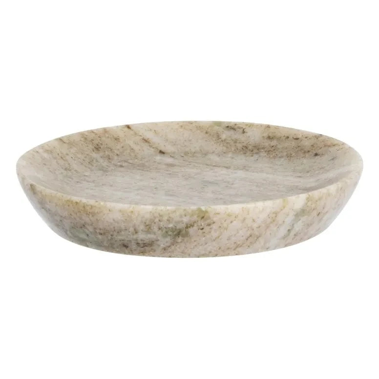 Madam Stoltz - Yuvarlak mermer üst yüzey | Gri