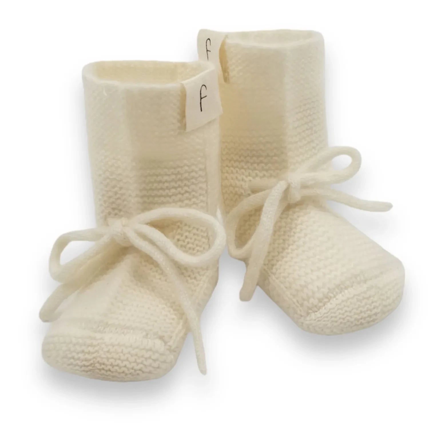 My Little Freckle - Bio-Baumwoll-Strick-Babyschuhe | Elfenbein