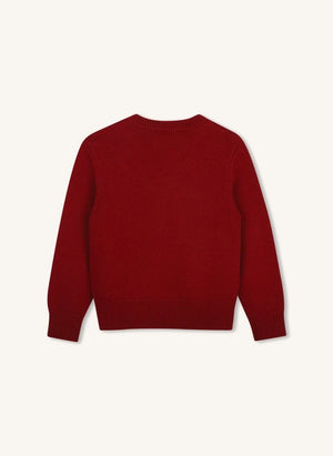 Zadig & Voltaire - Logo-bestickter Wollpullover | Bordeaux