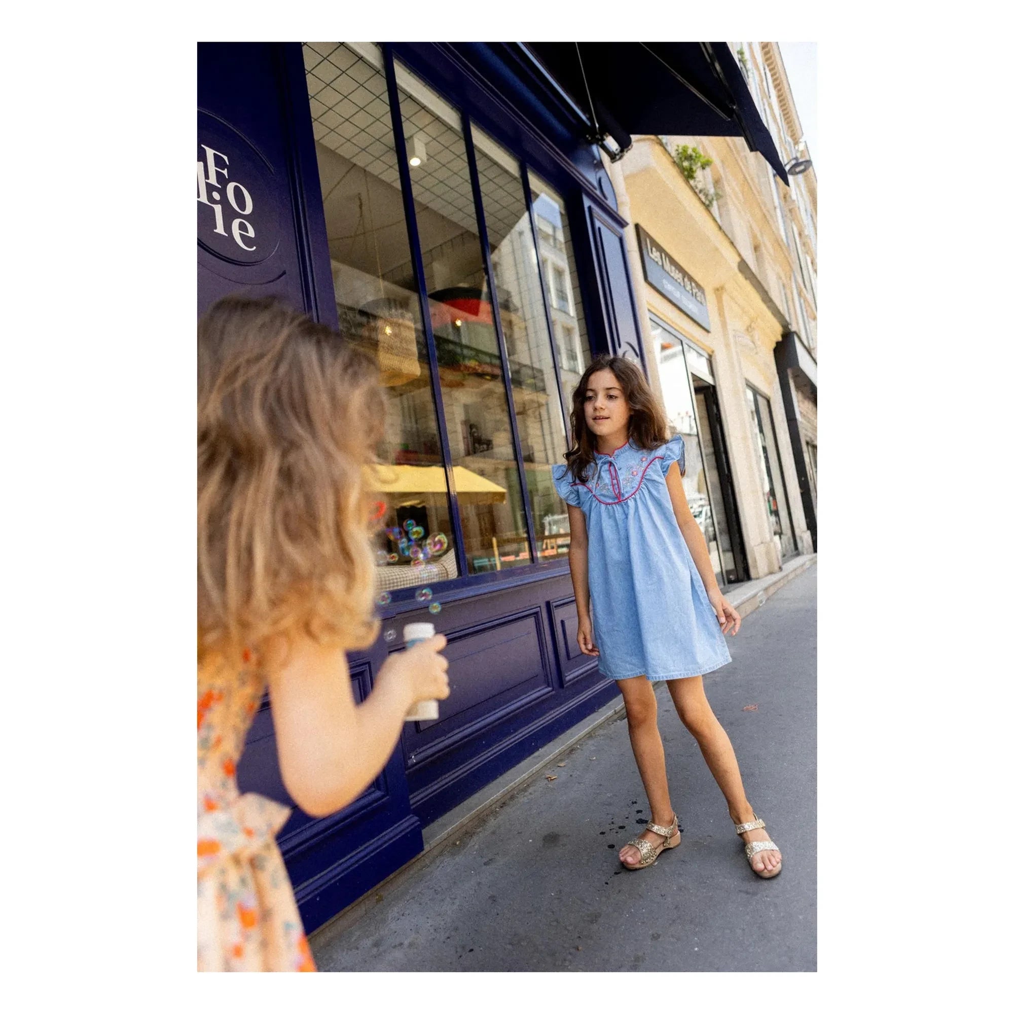 Louis Louise - Andrée Chambray Kleid | Hellblau