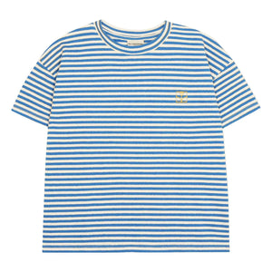 The Campamento - Camiseta Oversize a Rayas | Azul