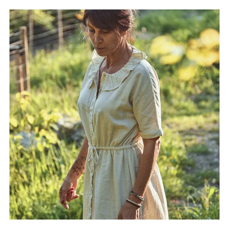 Poudre Organic - Camarine Elbise - Kadın Koleksiyonu | Krem