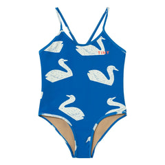 Tinycottons - Bañador cisnes | Azul