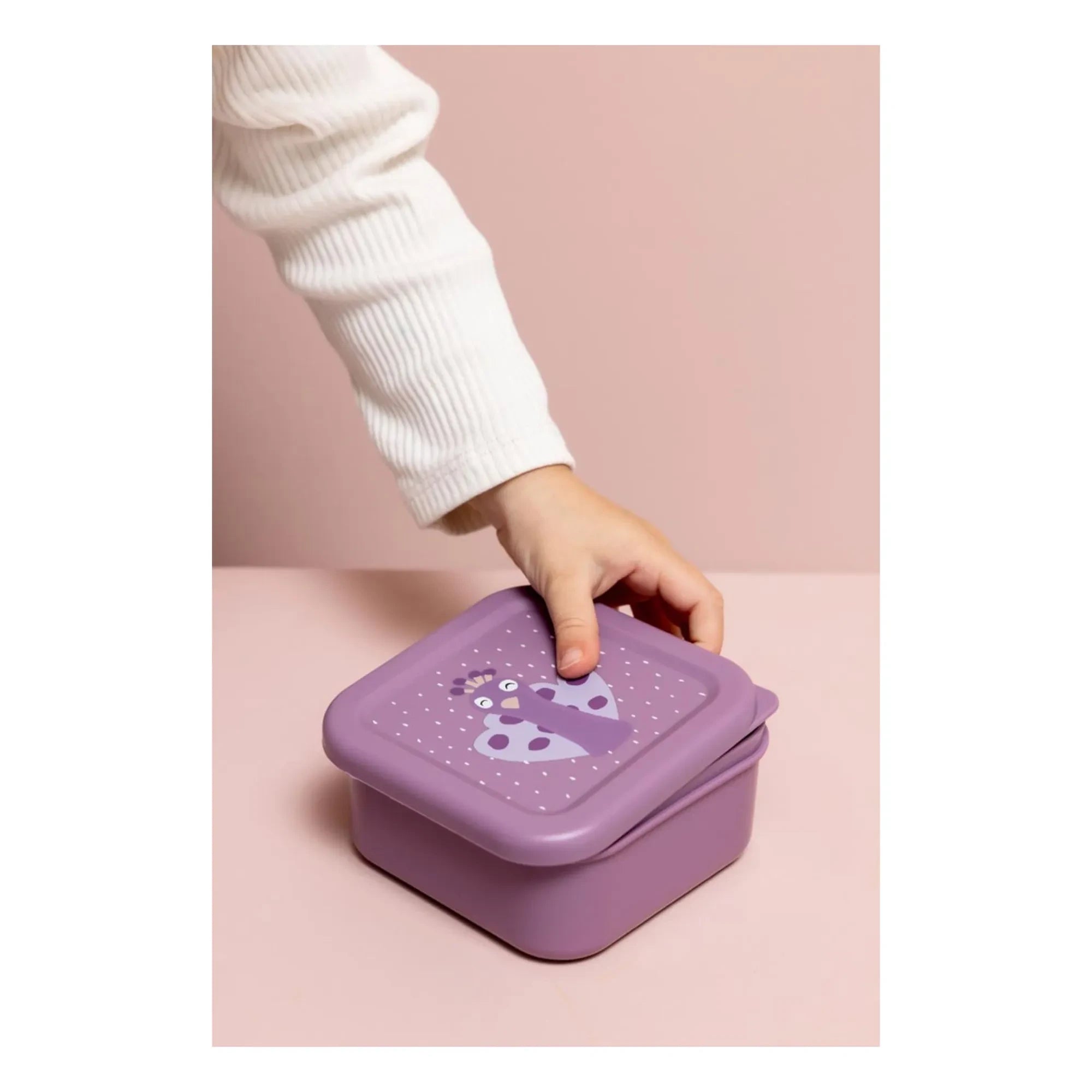Trixie - Mrs. Peacock 3-Piece Snack Boxes | Purple