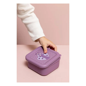 Trixie - Mrs. Peacock 3-Piece Snack Boxes | Purple