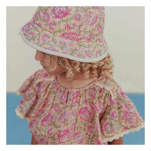 Louise Misha - Eliza органik pamuk bluz | Pembe