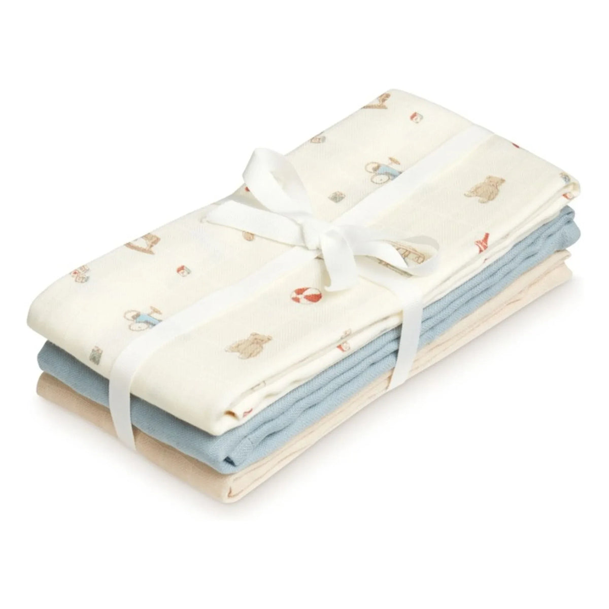 Cam Cam - Vintage Toys bebek bezleri - 3'lü Set | Bej