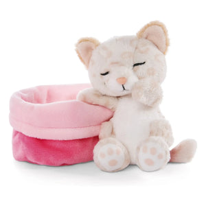 Nici - Leopar Kedi Peluş - Uyuyan Evcil Hayvanlar | Ecru