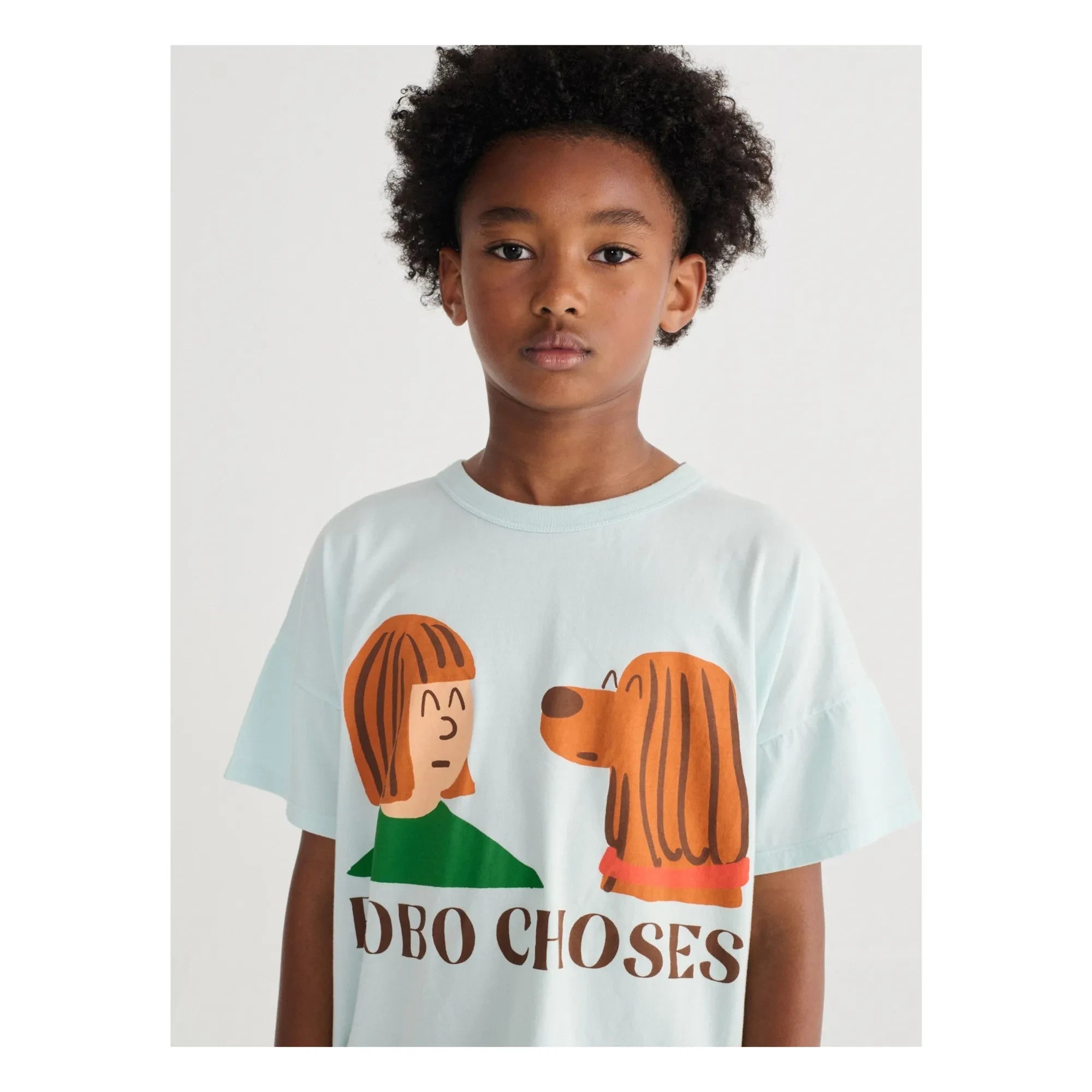 Bobo Choses - Friends T-shirt Organic cotton | Light blue