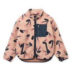 Liewood - Nolan Cerises Chaqueta Sherpa de fibra reciclada | Rosa