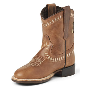 Copenhagen Colors - Stiefeletten mit Schleife | Cognac