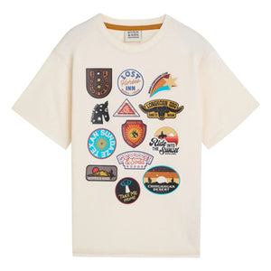 Scotch & Soda – T-Shirt aus Bio-Baumwolle | Ecru