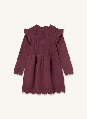 Fliink - Alilly Triko Elbise | Bordo