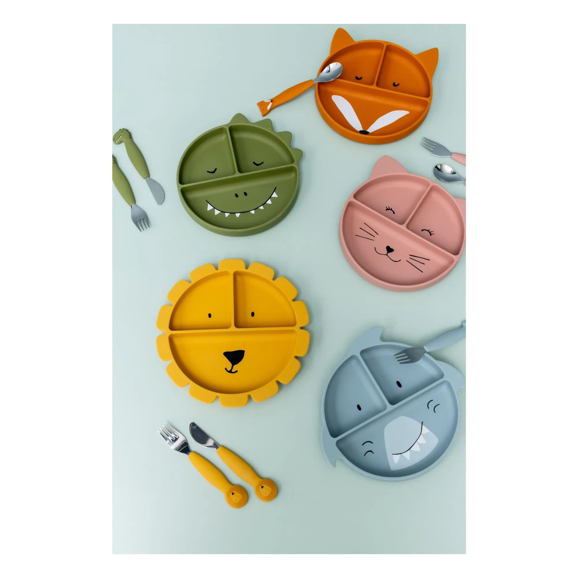 Trixie - Mr. Lion Compartment Vacuum Plate | Yellow