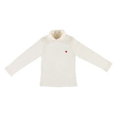 Bebe Organic - Zopfmuster-Pullover aus Bio-Baumwolle mit Apfelmuster | Ecru