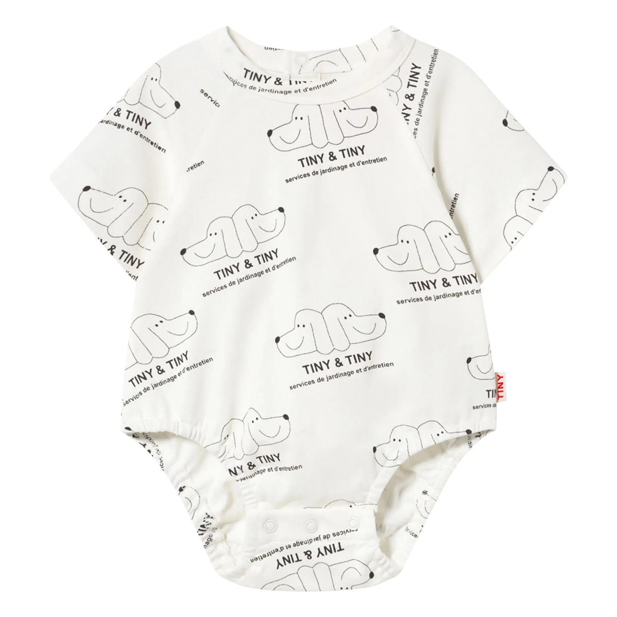 Tinycottons - Body Tiny & Tiny Bio-Baumwolle | Weiß