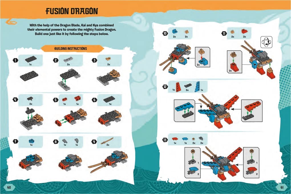 Buster Books - Lego Ninjago English Activity and Story Book with Figure Toy