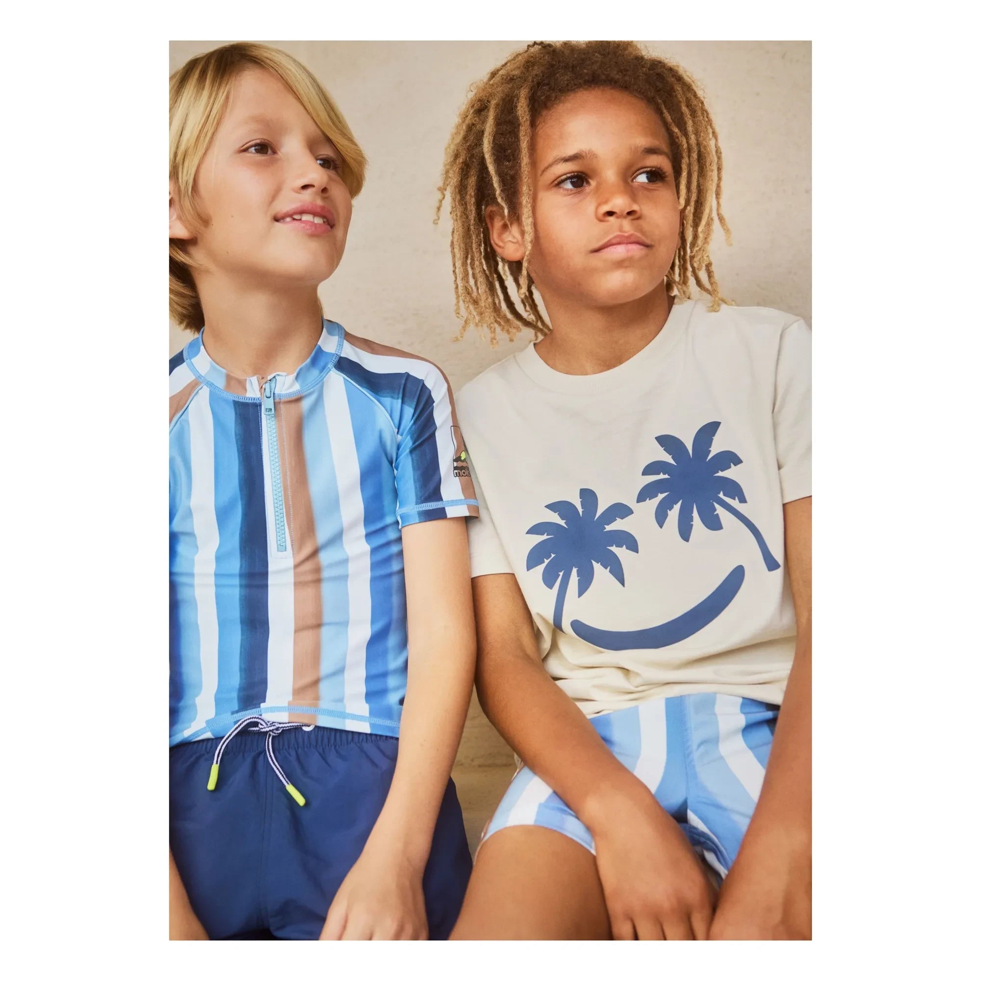 Molo - Camiseta Rame Palm Smile | Crudo