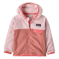 Patagonia - Micro D Snap-T Geri Dönüştürülmüş Elyaf Polar Bebek Ceketi | Pembe