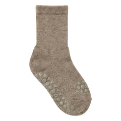 GOBABYGO - Non-slip Merino Wool Socks | Camel