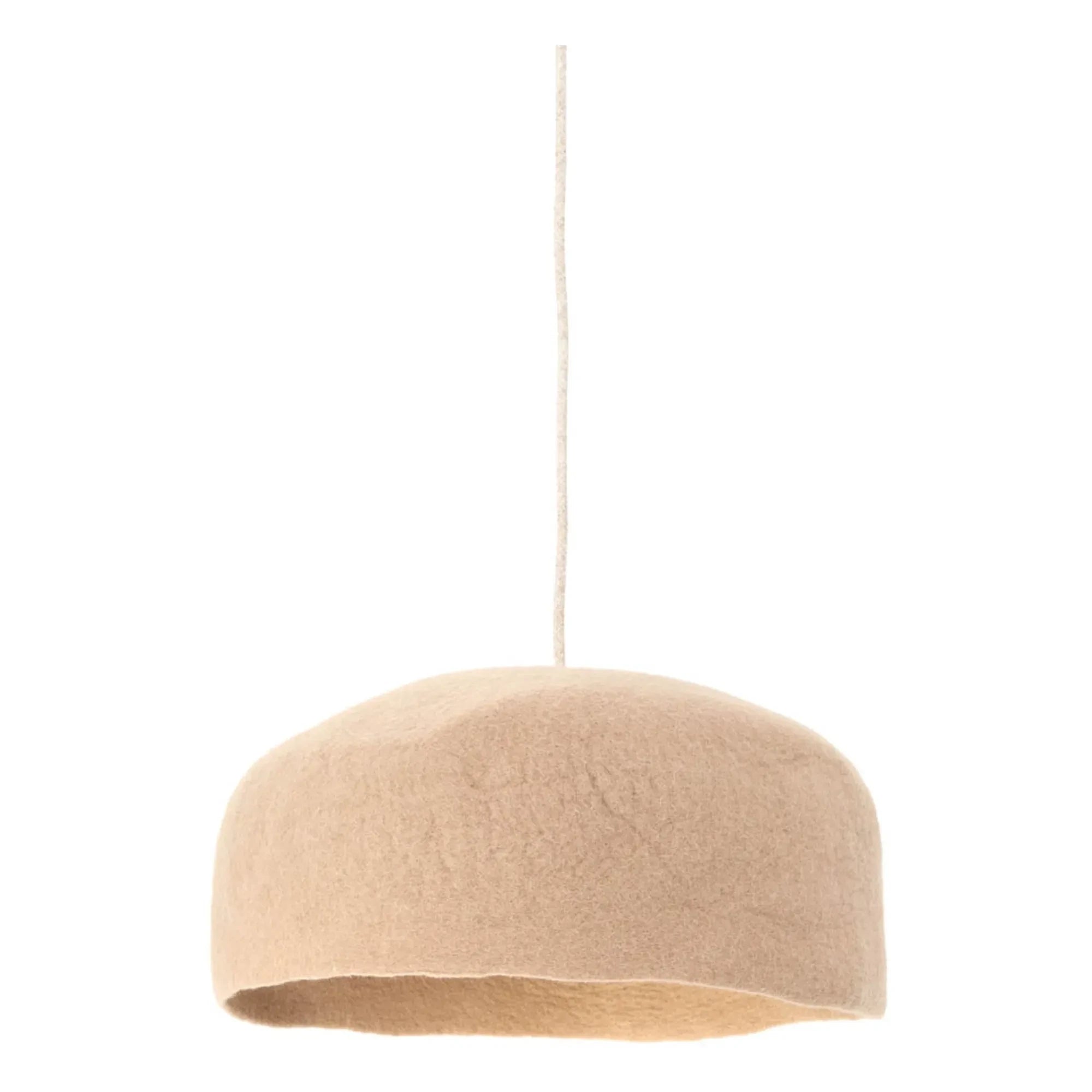 Muskhane - Lámpara de fieltro Yurta | Beige