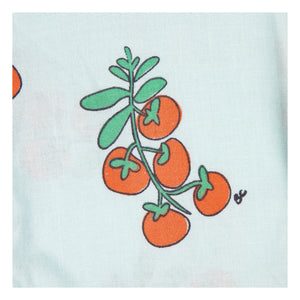 Bobo Choses - Bio-Baumwollshorts mit Tomaten | Hellblau