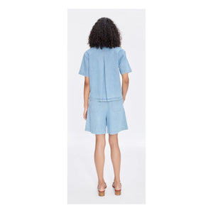 A.P.C. - Camisa Maeva de algodón orgánico | Azul claro