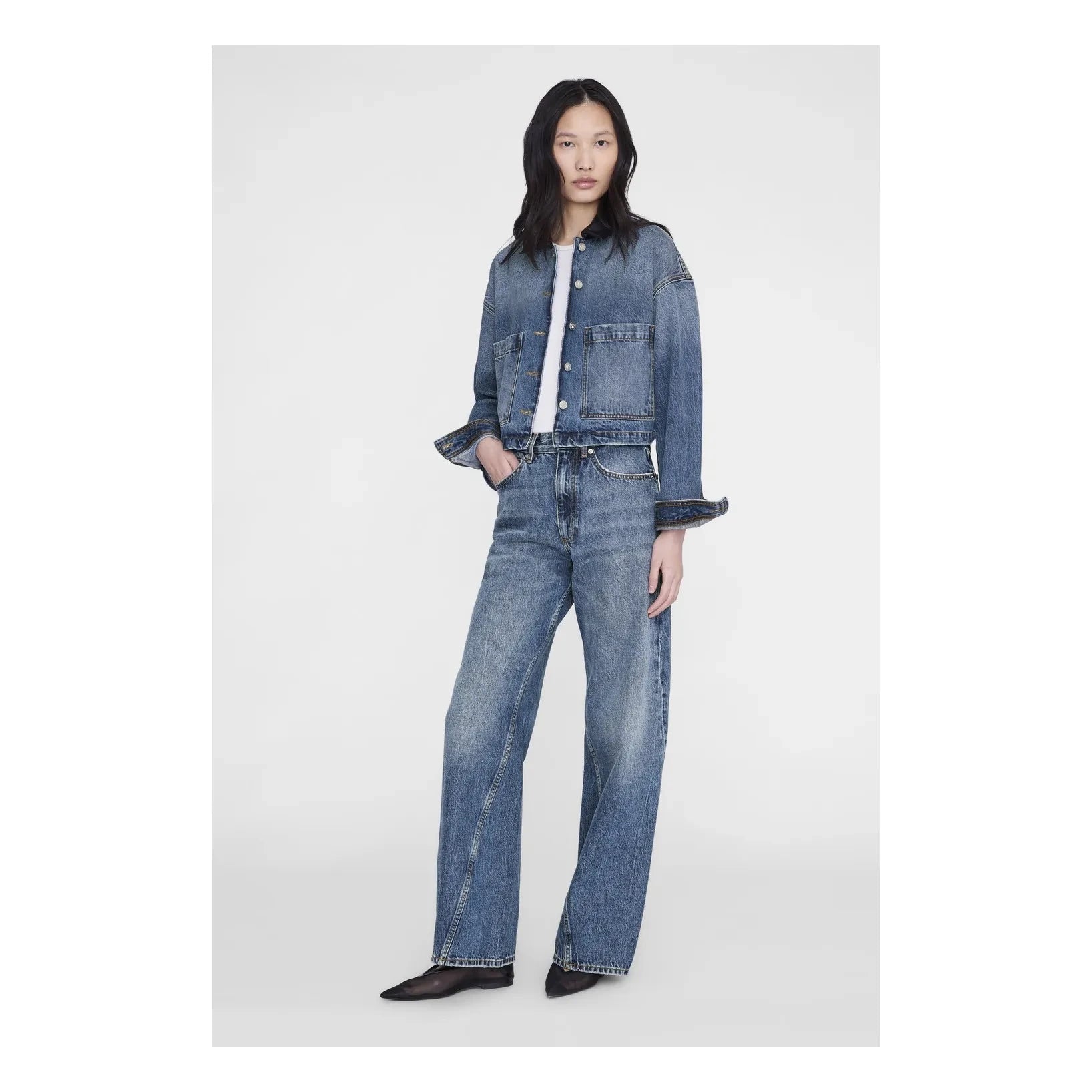 Anine Bing - Chaqueta vaquera Yuma | Azul