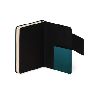 Legami - Cuaderno con Páginas en Blanco y Funda Suave Monocromática - Verde Profundo - Mi Cuaderno