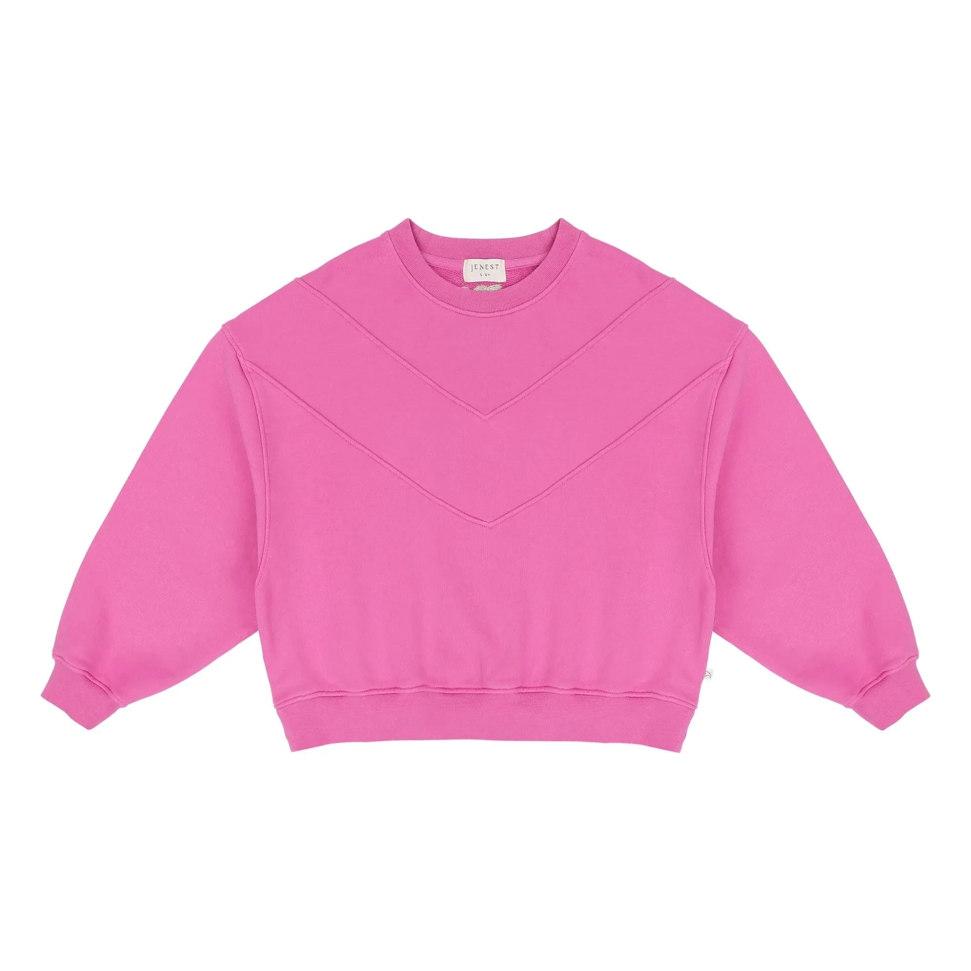 Jenest - Tammie organik pamuk sweatshirt | Fuşya