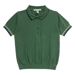 Emile et Ida - Polo calado | Verde cromo