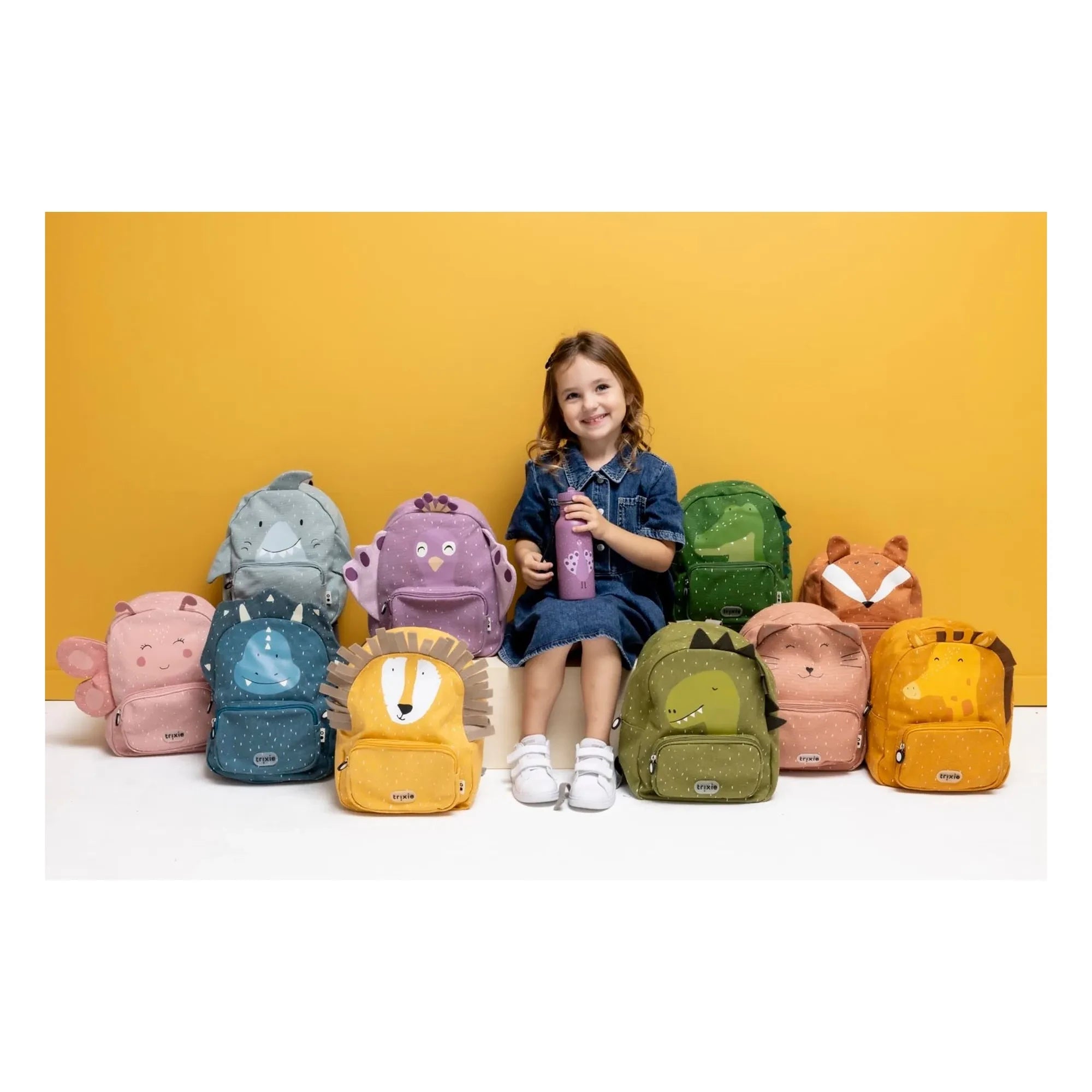 Trixie - Mr. Giraffe Backpack | Orange