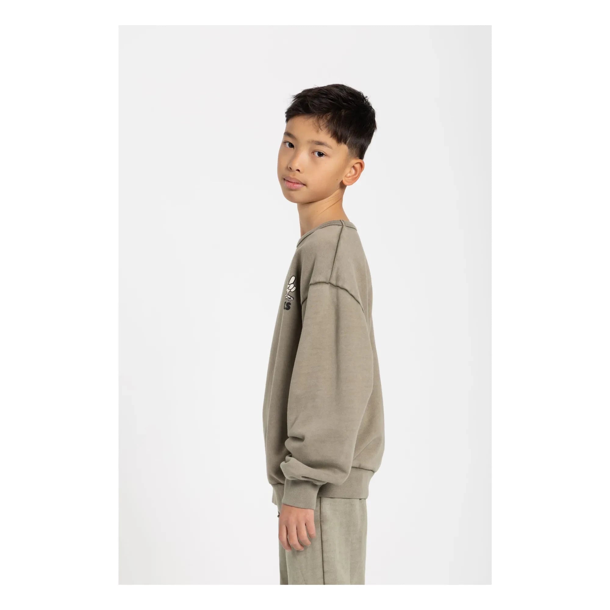 Hundred Pieces - Ryde organik pamuklu sweatshirt | Haki