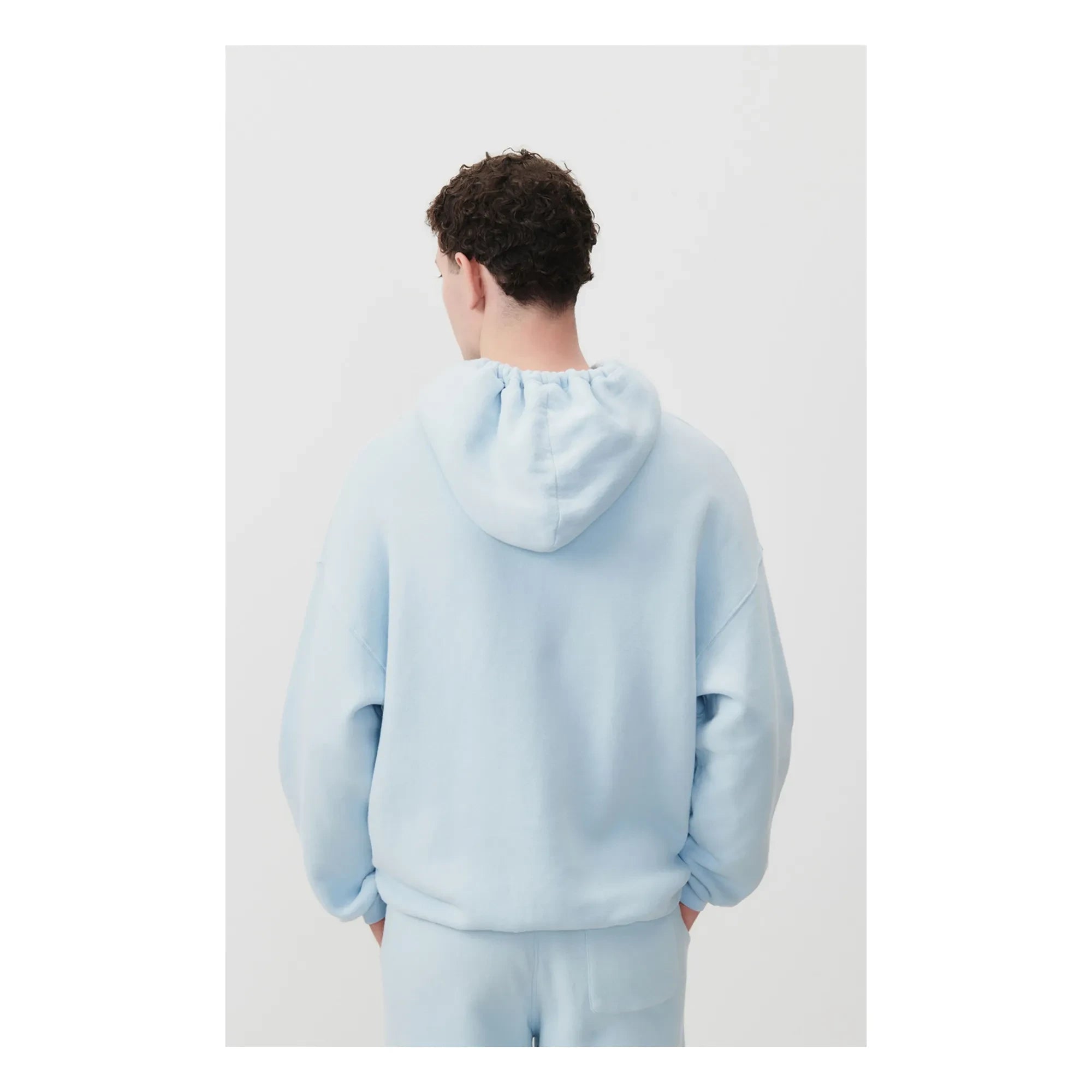 American Vintage - Izubird Kapüşonlu Sweatshirt | Açık Mavi