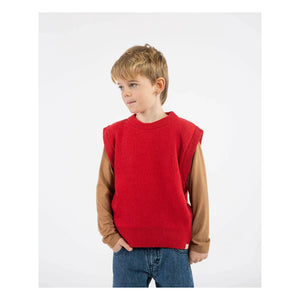 Matona - Jersey de lana sin mangas | Rojo