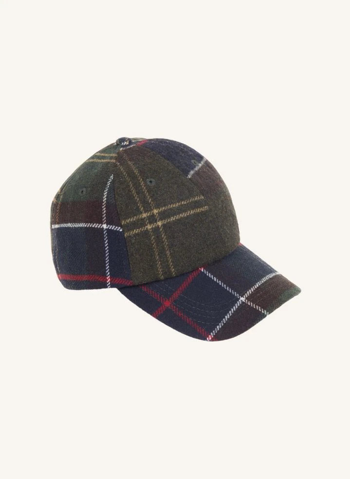 Barbour - Galingale tartan şapka | Yeşil