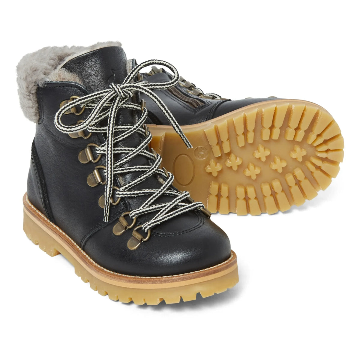 Petit Nord - Botas de invierno con forro de piel | Negro