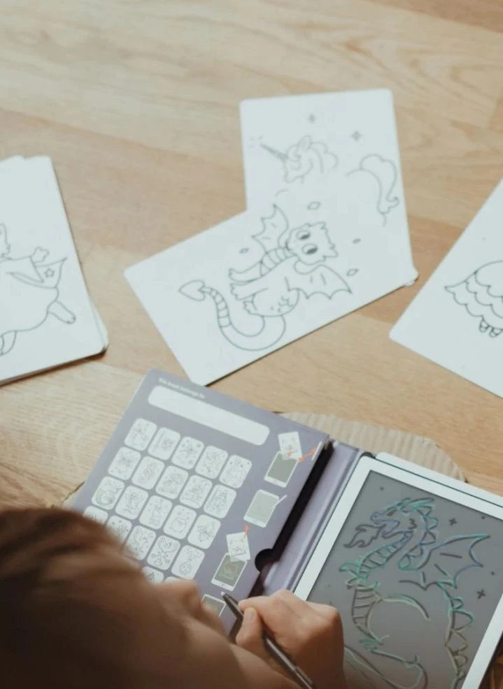 Kidywolf - Kidydraw Mini İçin Dolum Setleri - Masallar ve Hayvanlar
