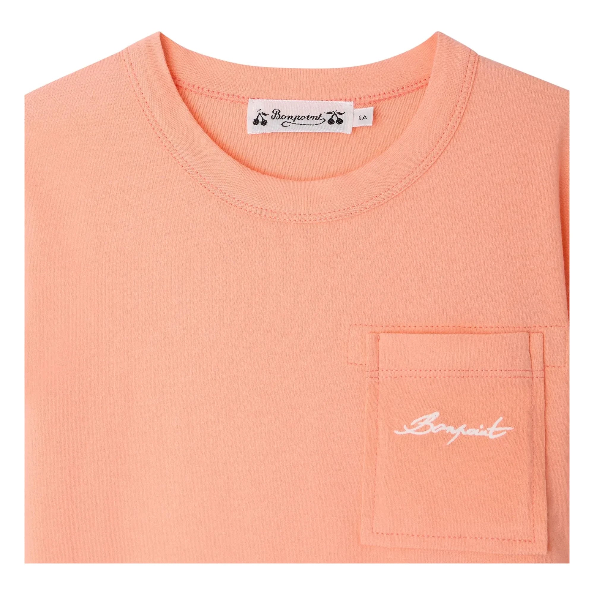 Bonpoint - Elrador organik pamuklu T-shirt | Mercan