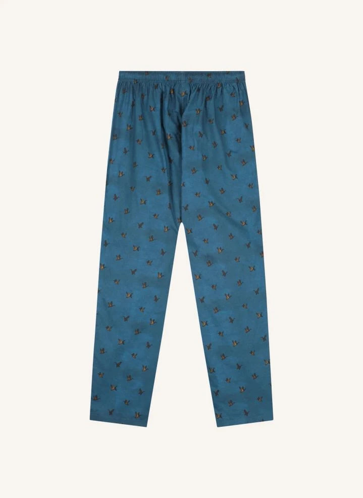 Pockies - Ördek Pijama Pantolonu | Tavus Kuşu Mavisi