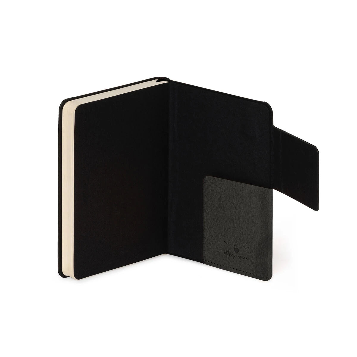 Legami - Notebook with Blank Pages and Monochrome Soft Cover - Black Suit - My Notebook
