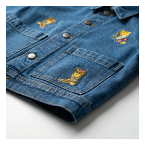 Hundred Pieces - Denim Mercury Ceket Botlar | Mavi