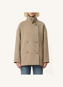 Vanessa Bruno - Ferman Wollmantel | Beige