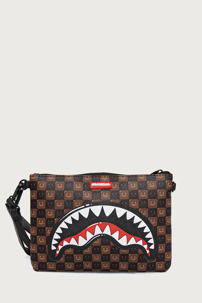 Sprayground - Paris’teki Köpek Balıkları Kahverengi Omuz Çantası 910B9307NSZ