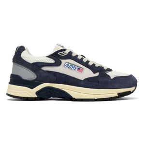 Autry - Hyperway Zweifarbige Sneaker aus Wildleder | Marineblau