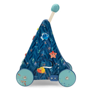 Moulin Roty - Les aventures de Paulie Activity Push Car | Blue